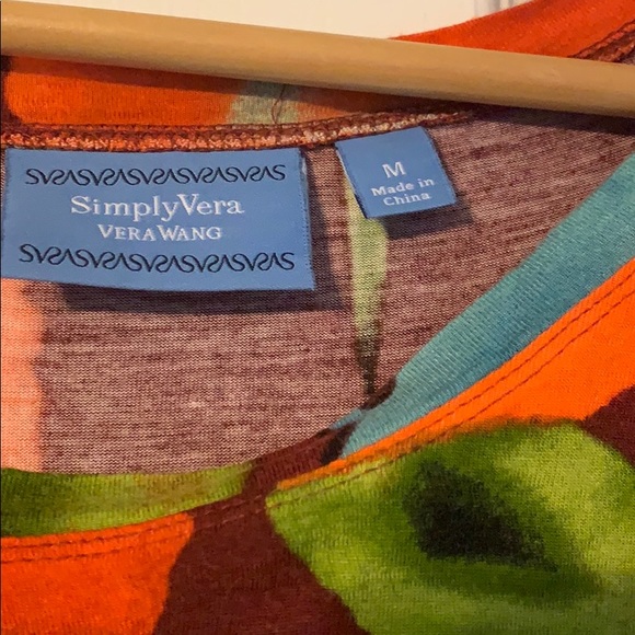 Vera Wang Floral Blouse - Picture 3 of 5